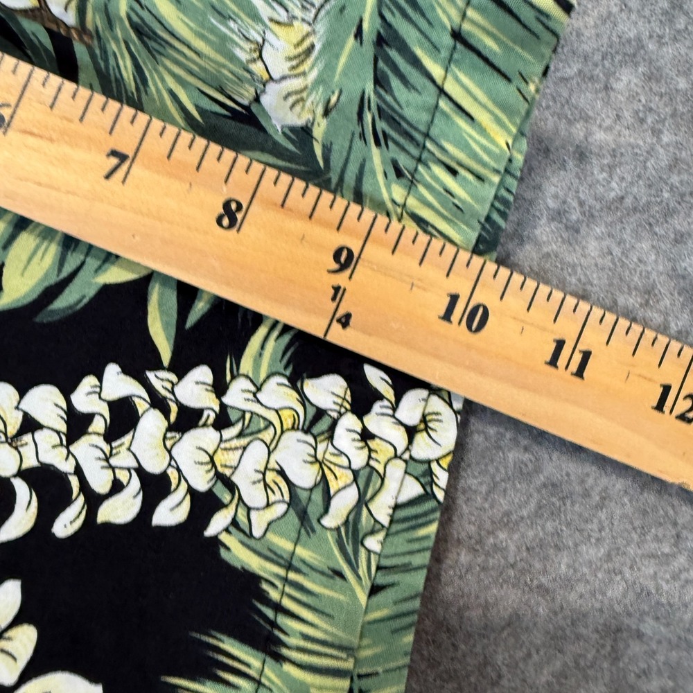 Vintage Go Barefoot Hawaiian Aloha Shirt Mens Large Palm‎ Trees Flowers Camp USA - Picture 10 of 13